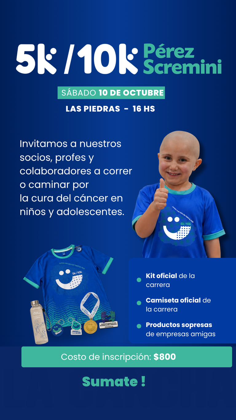 10 de Octubre- CARRERA 5K / 10K Pérez Scremini 2026.